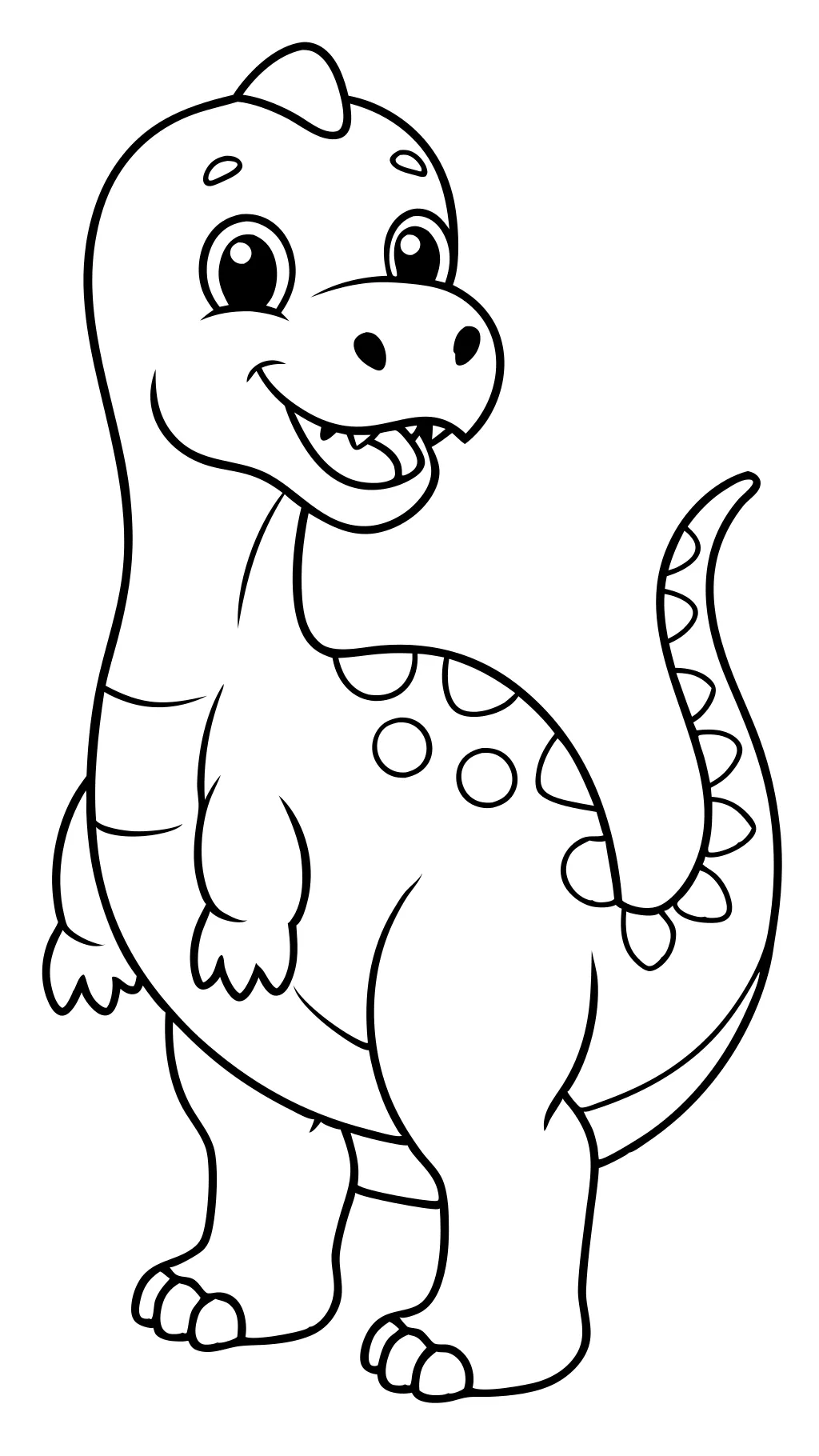 coloriages de dinosaures pour les enfants d’âge préscolaire